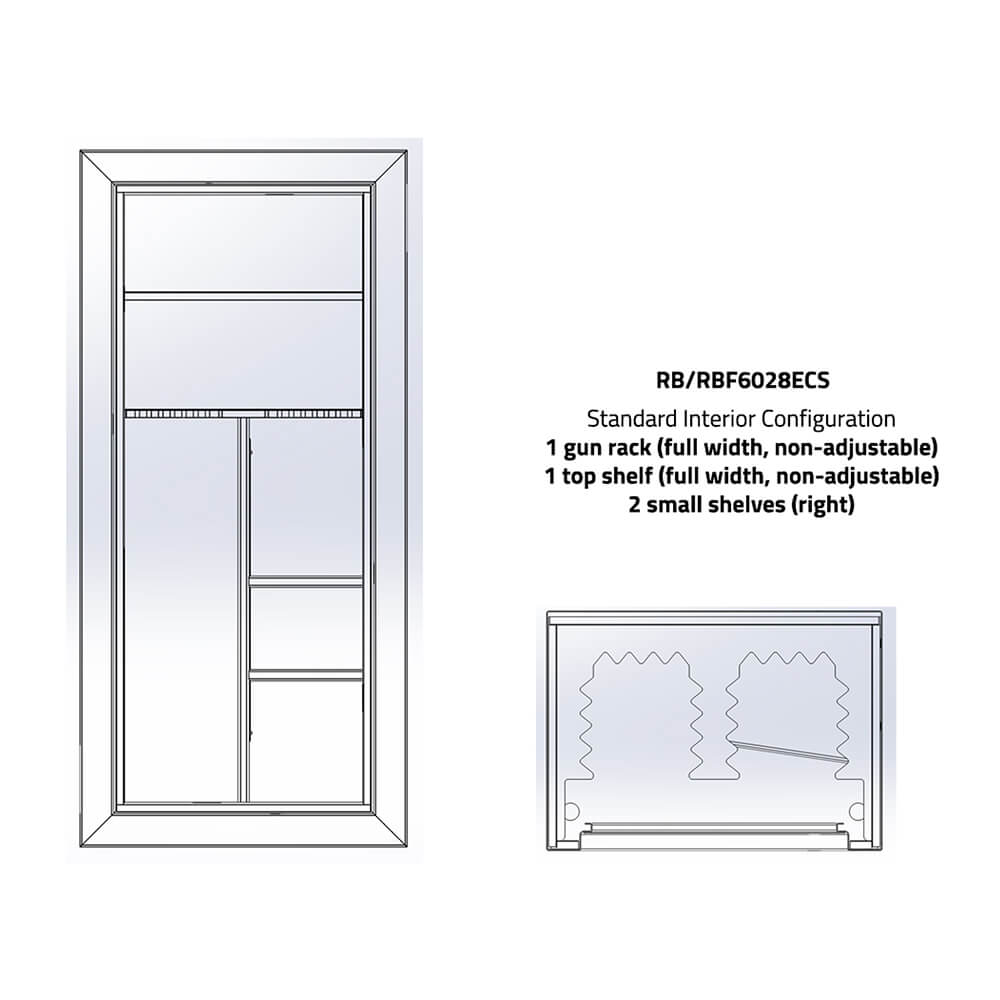 Rhino Basic RB Gun Safe RBX6028ECS - Dean Safe