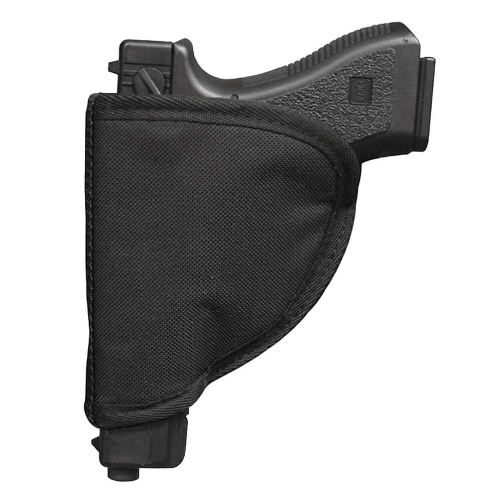 Stealth Compact Velcro Pistol Holster for gun safe accessory with secure Velcro strap and compact design.