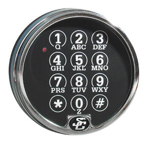 Dean Security Fort Knox electronic safe lock with keypad and digital controls for secure access.