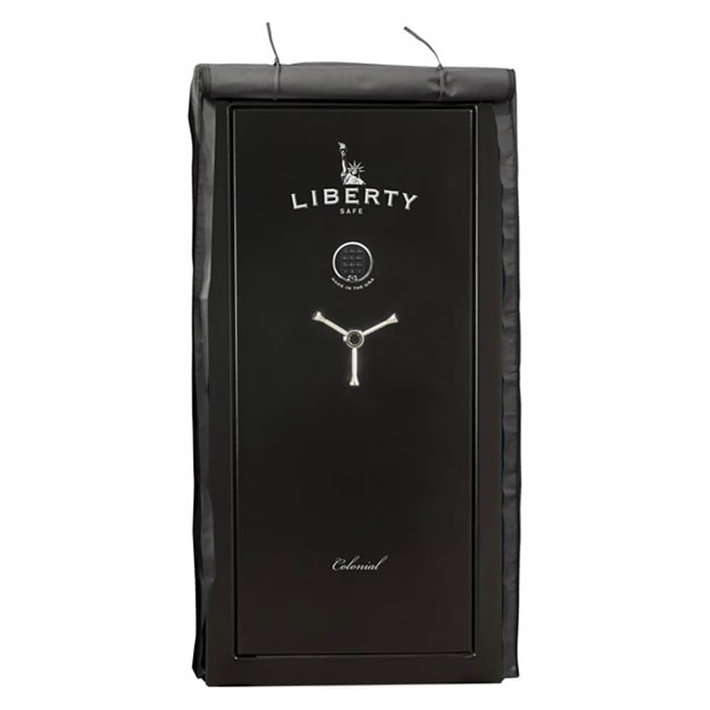 Liberty Gun Safe Cover Size: 20-25 Charcoal Gray Full Concealment - Dean Safe 