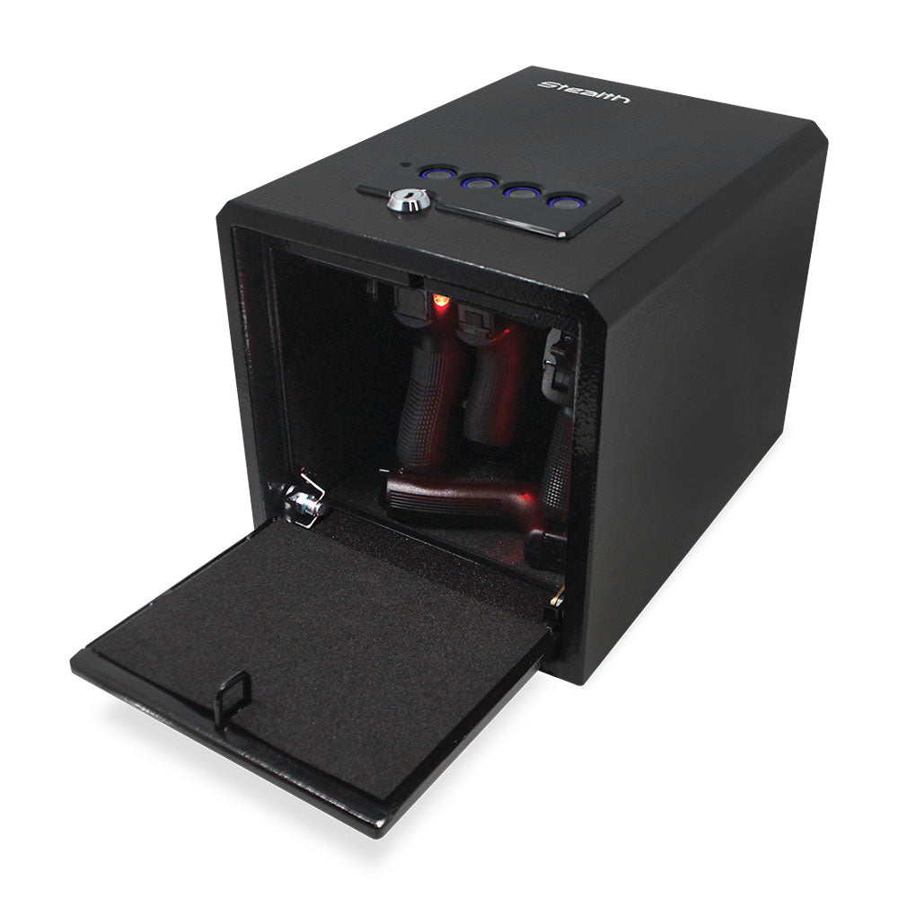 Stealth Handgun Hanger Safe Quick Access Electronic Pistol Security Box