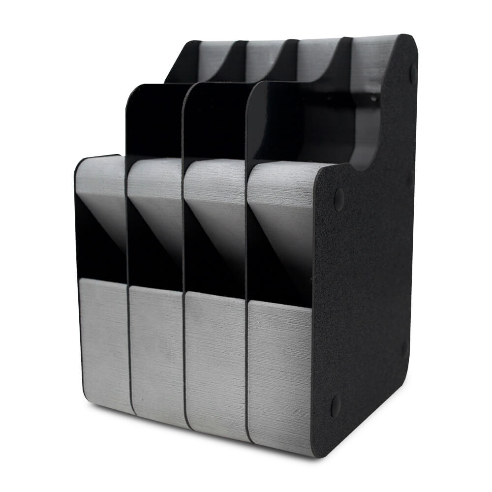 Stealth 4 Slot Handgun Rack With Mag Storage - Dean Safe 