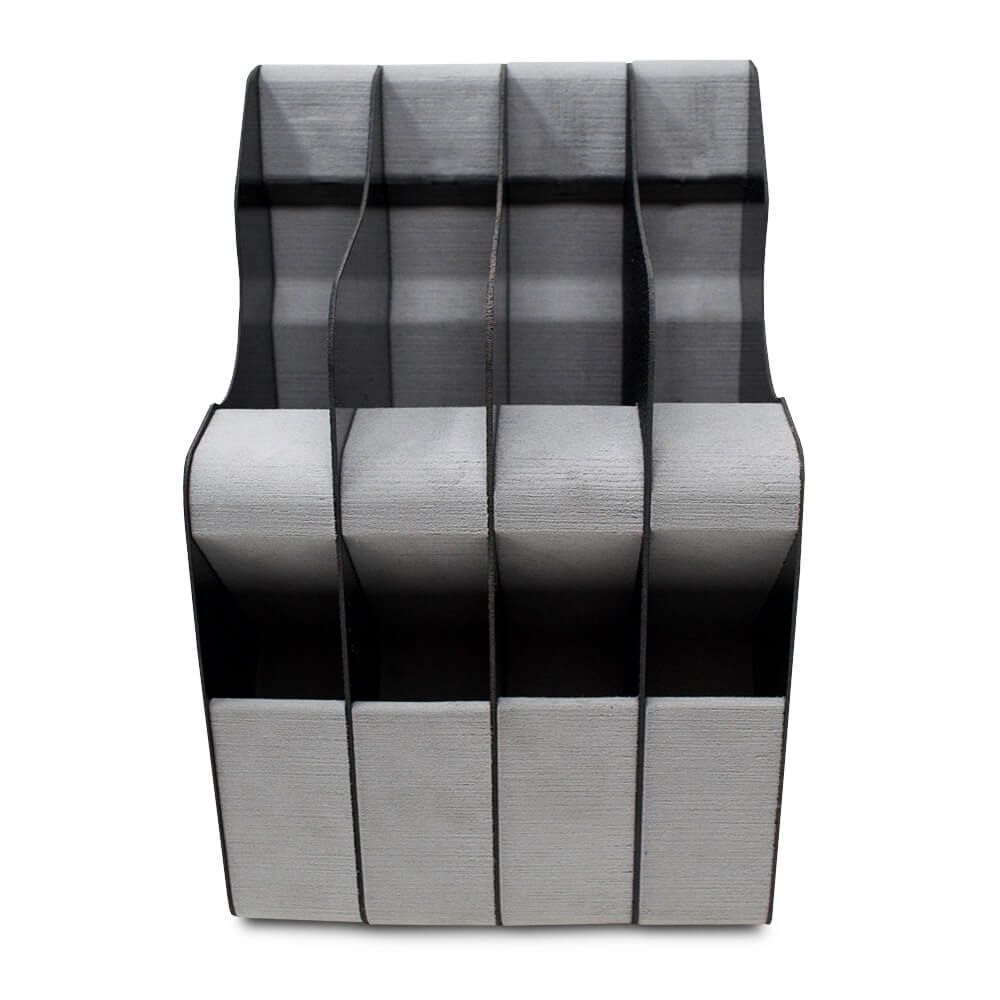Stealth 4 Slot Handgun Rack With Mag Storage - Dean Safe 