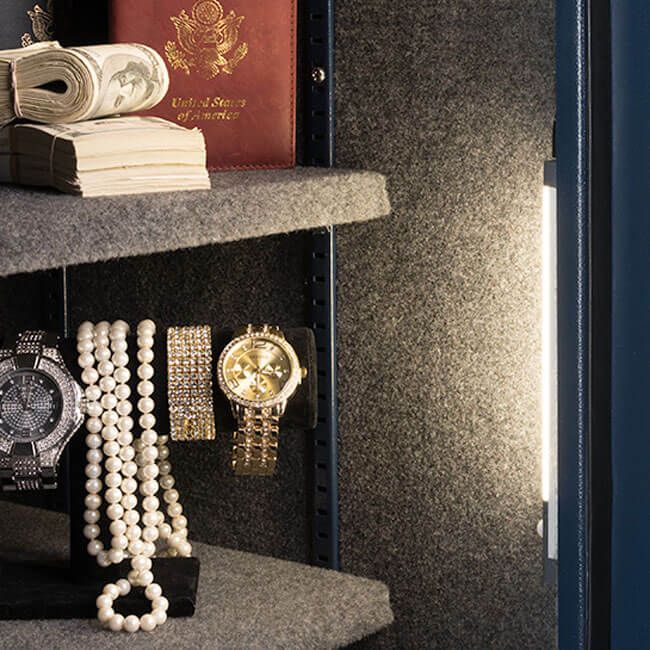 American Security AMSEC LED Light Kit Two 8" Wands - Dean Safe 