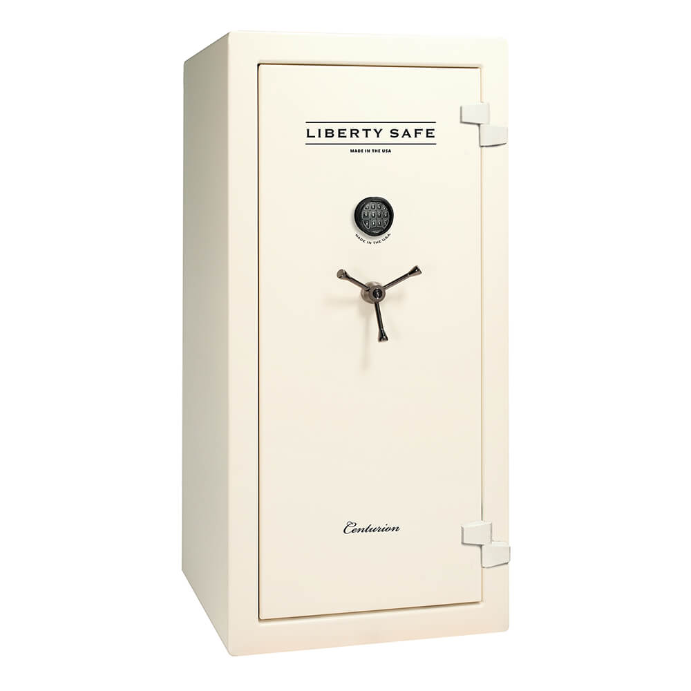 Liberty Centurion 24 Gun Safe White Textured - Dean Safe 