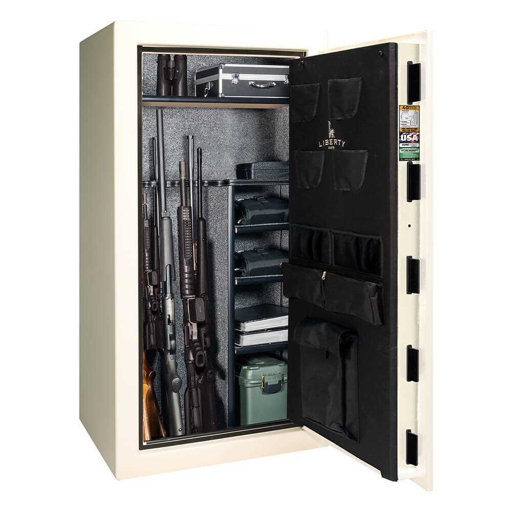 Liberty Centurion 24 Gun Safe White Textured - Dean Safe 